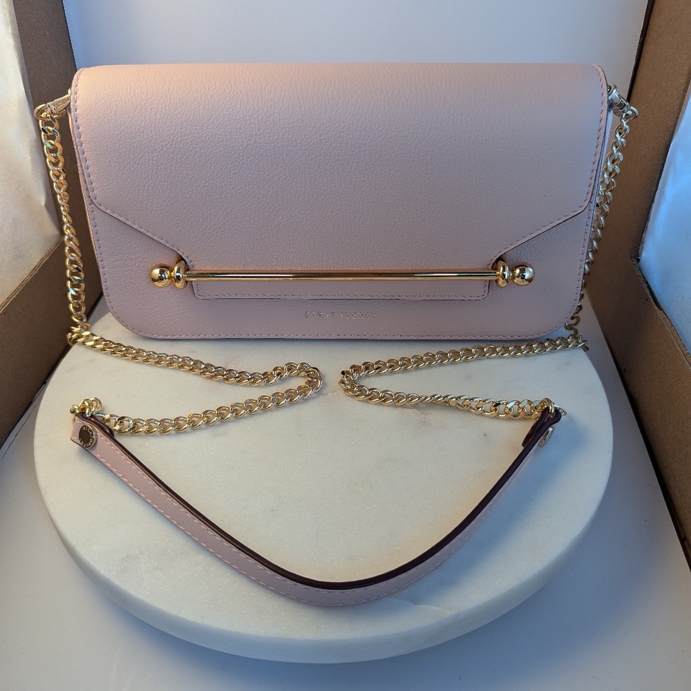 Strathberry East West Omni Bag in Soft Pink